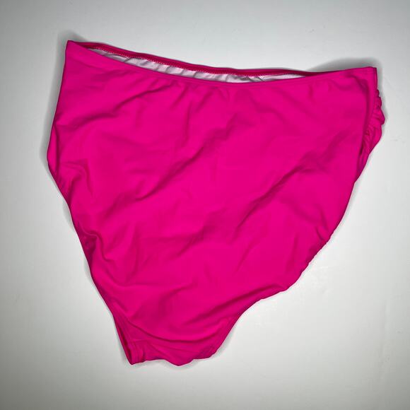 Summer Mae Hot Pink Maternity Two Piece Swimsuit New L - Picture 8 of 9